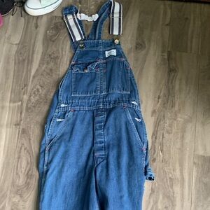 Madewell Blue Denim Overalls